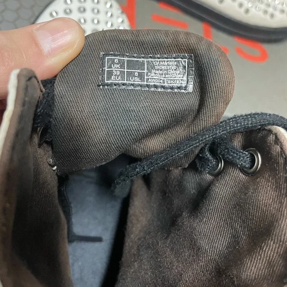 Dr. Martens Shorestud white spiked canvas shoes - Picture 8 of 16